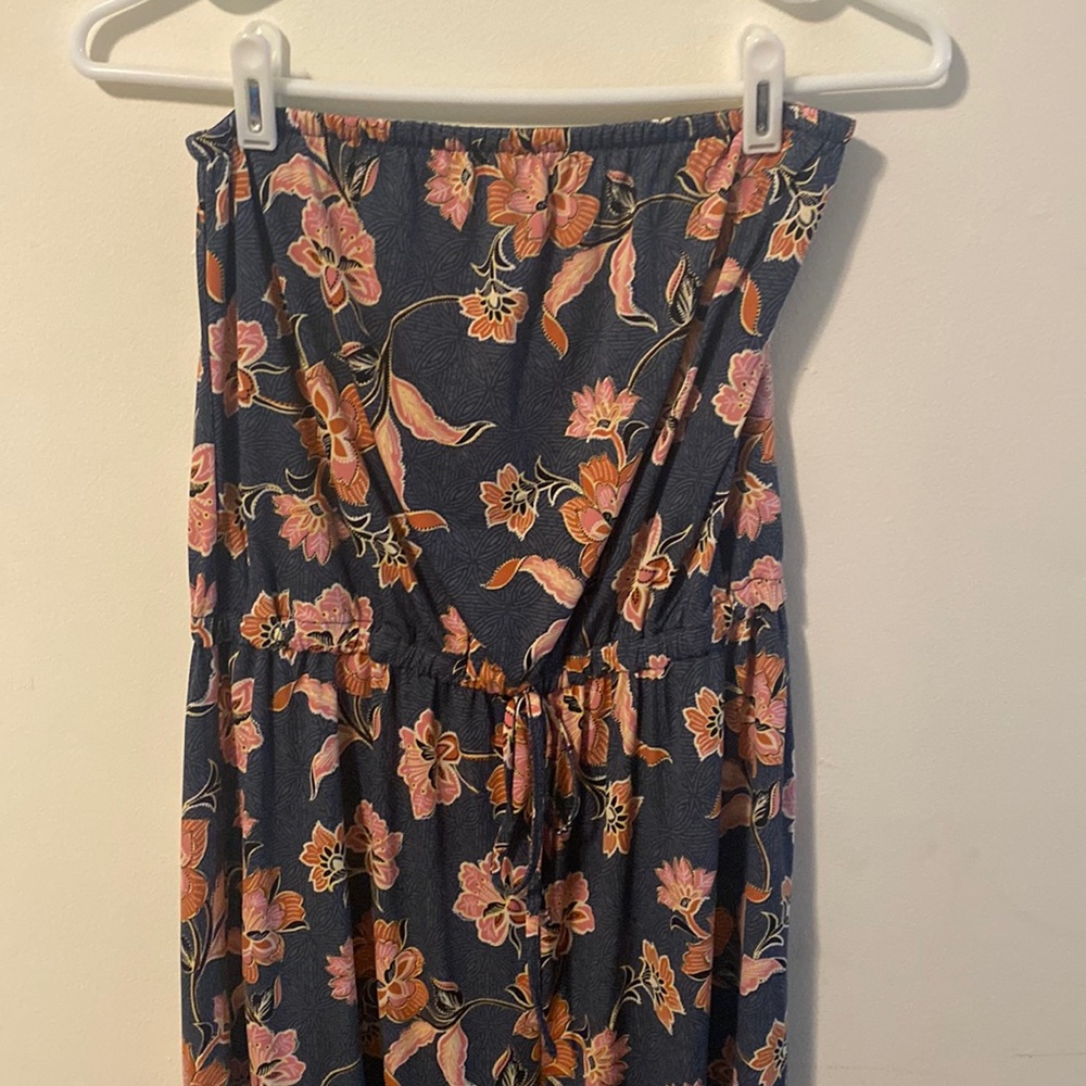 Maurice’s floral print strapless jumpsuit